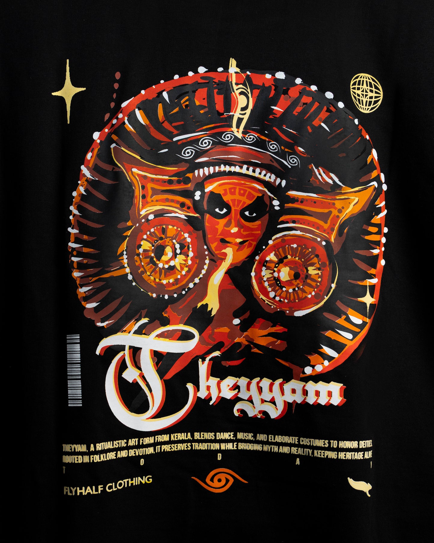 Gods Among Us Oversized Theyyam T-Shirt