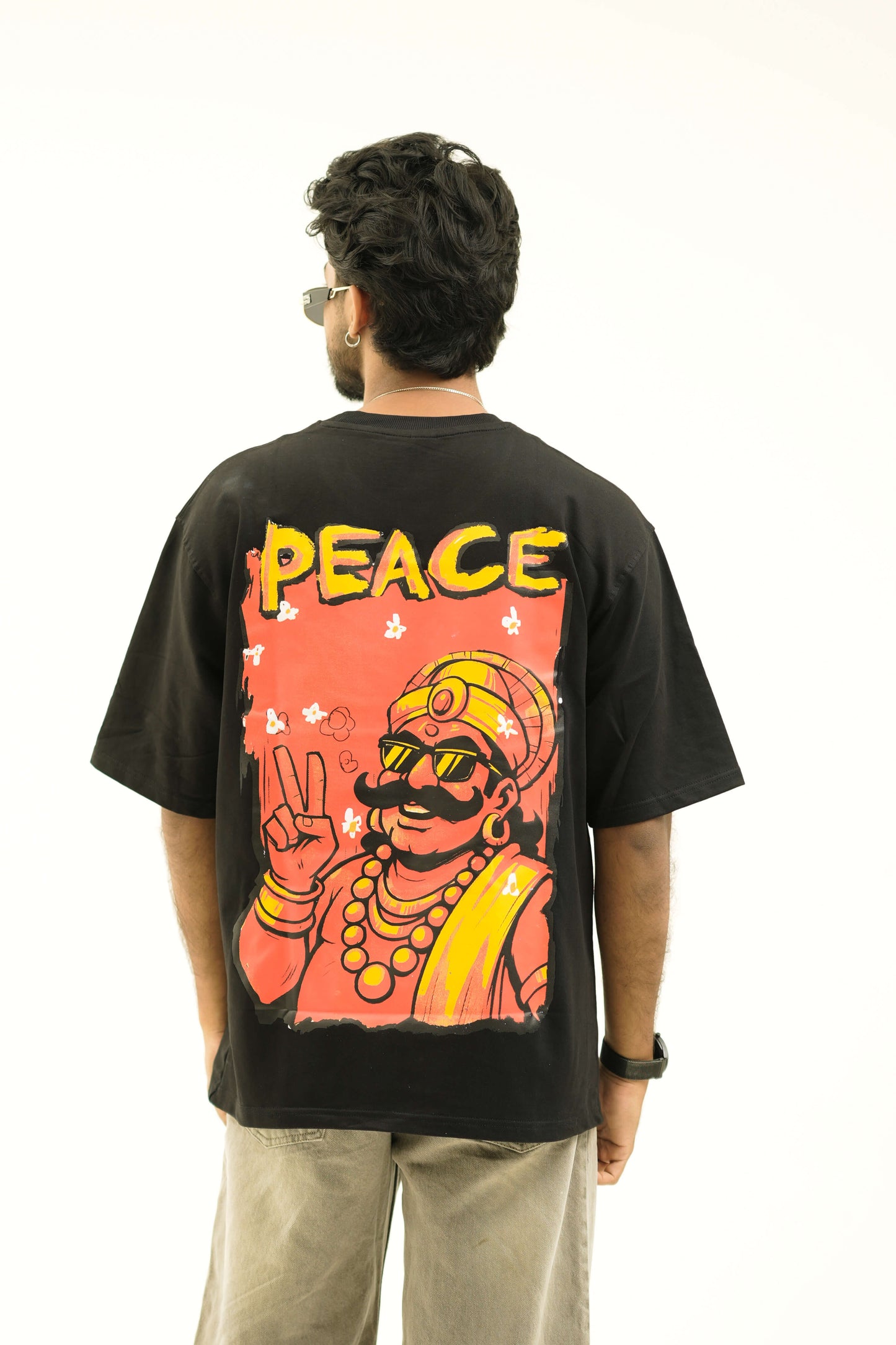 Peace Vibes Maveli Oversized T-Shirt
