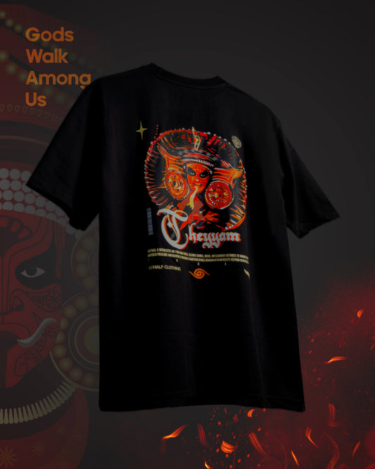 Gods Among Us Oversized Theyyam T-Shirt