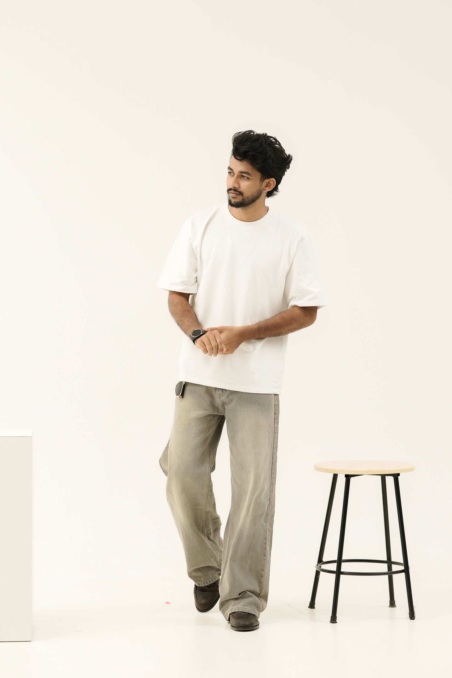 Classic White Oversized Essential T-Shirt