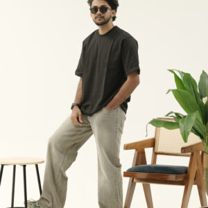 Classic Black Oversized Essential T-Shirt